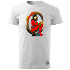 Magnolion Sci-fi Pin-up v1 férfi póló - 19 szín, S-3XL