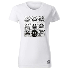 Magnolion Smile graffiti v11 női póló - 19 szín, XS-2XL női póló