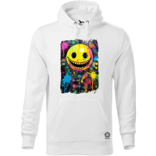 Magnolion Smile graffiti v1 férfi pulóver - 19 szín, S-5XL férfi pulóver, kardigán