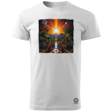 Magnolion Spirituális ébredés v8 férfi póló - 19 szín, S-3XL férfi póló