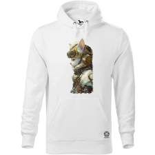 Magnolion Steampunk macska férfi pulóver - 19 szín, S-5XL férfi pulóver, kardigán