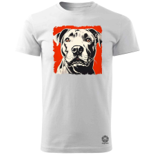 Magnolion Street art kutya v6 férfi póló - 19 szín, S-3XL férfi póló