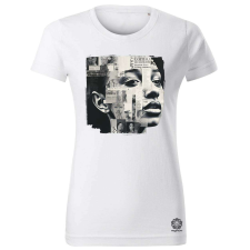 Magnolion Szavak kollázs v6 női póló - 19 szín, XS-2XL női póló