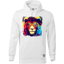 Magnolion Színes tigris férfi pulóver - 19 szín, S-5XL férfi pulóver, kardigán