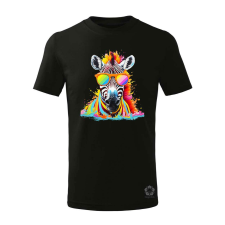 Magnolion Szivárvány zebra gyerek póló - 11 szín, 4-12 éves gyerek póló