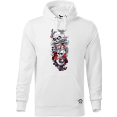 Magnolion Szörny koponya v3 férfi pulóver - 19 szín, S-5XL
