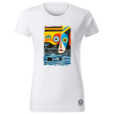 Magnolion Szürreál absztrakt utazás v1 női póló - 19 szín, XS-2XL