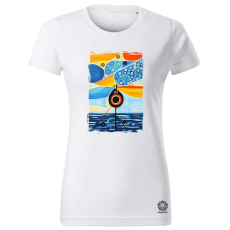 Magnolion Szürreál absztrakt utazás v2 női póló - 19 szín, XS-2XL