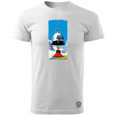Magnolion Szürreál pop art fantázia v5 férfi póló - 19 szín, S-3XL