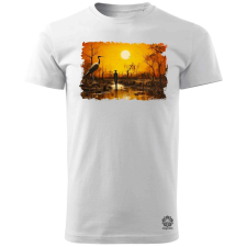 Magnolion Szürreális minimál szobor v3 férfi póló - 19 szín, S-3XL férfi póló