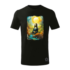 Magnolion Szürreális Mona Lisa v2 gyerek póló - 11 szín, 4-12 éves