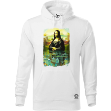 Magnolion Szürreális Mona Lisa v3 férfi pulóver - 19 szín, S-5XL férfi pulóver, kardigán