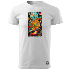 Magnolion Szürreális naptár fantázia v1 férfi póló - 19 szín, S-3XL
