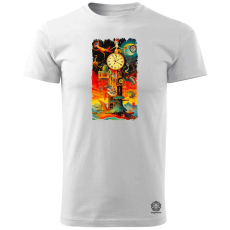Magnolion Szürreális naptár fantázia v3 férfi póló - 19 szín, S-3XL