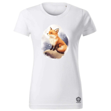 Magnolion Téli róka csendélet v7 női póló - 19 szín, XS-2XL női póló