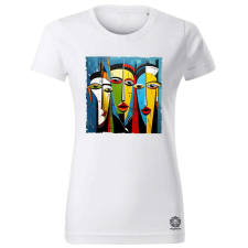 Magnolion Törzsi maszkok v3 női póló - 19 szín, XS-2XL női póló