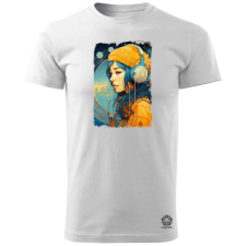 Magnolion Űr zene v1 férfi póló - 19 szín, S-3XL férfi póló
