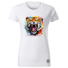 Magnolion Üvöltő tigris v1 női póló - 19 szín, XS-2XL női póló