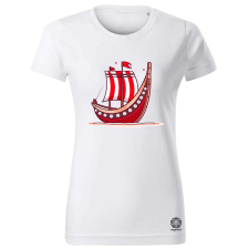 Magnolion Viking hosszúhajó v4 női póló - 19 szín, XS-2XL női póló