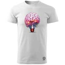 Magnolion Villanykörte agy v1 férfi póló - 19 szín, S-3XL férfi póló