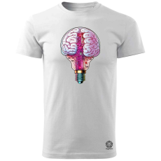Magnolion Villanykörte agy v2 férfi póló - 19 szín, S-3XL