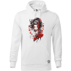 Magnolion Vintage japán nő tetoválás v1 férfi pulóver - 19 szín, S-5XL