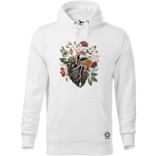 Magnolion Virágba borult szív férfi pulóver - 19 szín, S-5XL férfi pulóver, kardigán