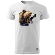 Magnolion Vízfesték medve v3 férfi póló - 19 szín, S-3XL férfi póló