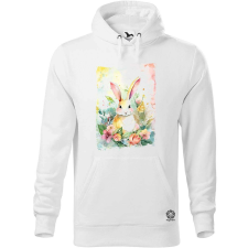 Magnolion Vízfesték nyuszi v1 férfi pulóver - 19 szín, S-5XL férfi pulóver, kardigán