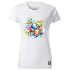 Magnolion Vízfesték tojások v8 női póló - 19 szín, XS-2XL női póló