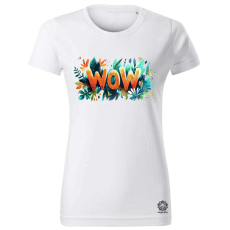 Magnolion WOW felirat v1 női póló - 19 szín, XS-2XL