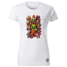 Magnolion XMAS játékkarakterek v5 női póló - 19 szín, XS-2XL