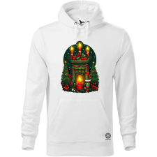 Magnolion XMAS kandalló férfi pulóver - 19 szín, S-5XL férfi pulóver, kardigán