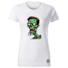 Magnolion Zombi karikatúra v8 női póló - 19 szín, XS-2XL