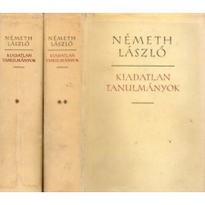 Magvető Kiadó Kiadatlan tanulmányok I-II. antikvárium - használt könyv