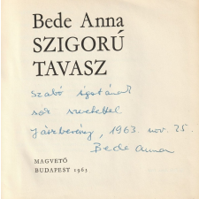 Magvető Szigorú tavasz (dedikált) antikvárium - használt könyv