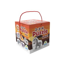 Magyar Gyártó 2-3-4 Darabos Puzzle - Safari puzzle, kirakós