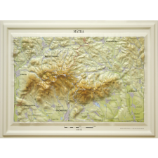 Magyar Honvédség - HM Térképészeti Kht. Mátra dombortérkép MH. 37 x 28 cm 1 : 150 000 térkép