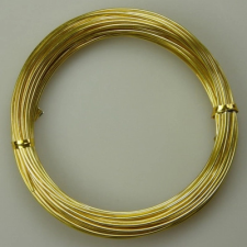 Magyar Szárazvirág Alu drót 1,5mm 50g/csomag arany dekorációs kellék