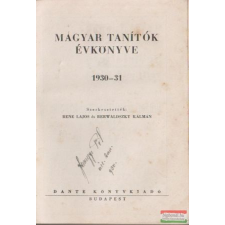  Magyar tanítók évkönyve 1930-31 társadalom- és humántudomány