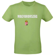  Magyarország póló felnőtt címeres zöld férfi póló