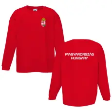  Magyarország Szurkolói Gyerek Hosszú Újjú Póló