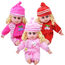Magyarul éneklő hajas Panni baba óriás szempillával – 42 cm (BBJ) baba