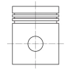Mahle dugattyú 012 12 00