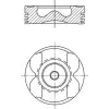 Mahle dugattyú 021 PI 00125 001