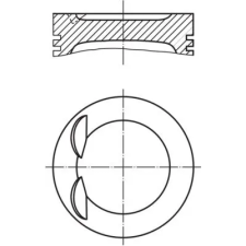 Mahle dugattyú 028 PI 00143 000 autóalkatrész