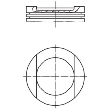 Mahle dugattyú 028 PI 00144 001 autóalkatrész