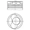 Mahle dugattyú 030 65 02