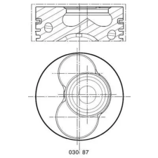Mahle dugattyú 030 87 01 autóalkatrész