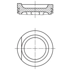 Mahle dugattyú 034 78 01 autóalkatrész